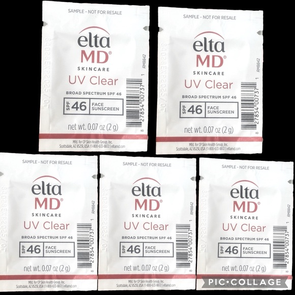 5 Set of Sample Size EltaMD UV Clear SPF46 - Picture 1 of 2